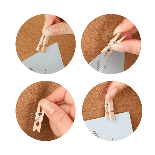 Pinzas para colgar fotos - Misswood