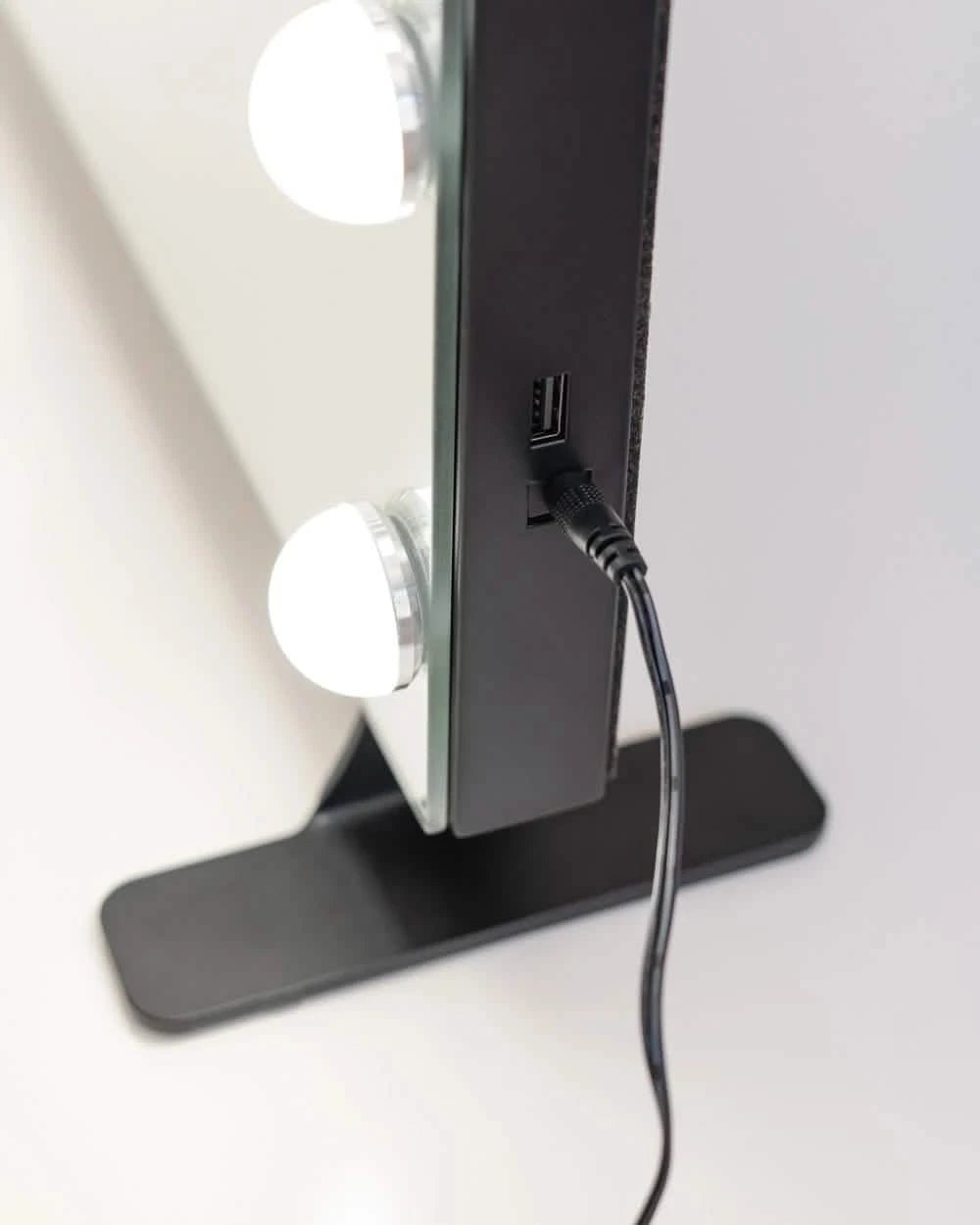 Espejo con Luz - Negro - Misswood