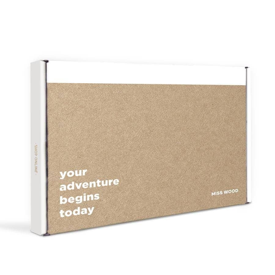 Mapa de corcho - Woody Map Natural Amsterdam - Misswood