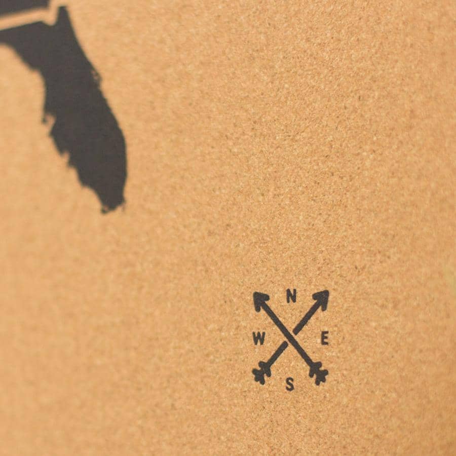 Mapa de corcho - Woody Map Natural EE.UU. - Misswood