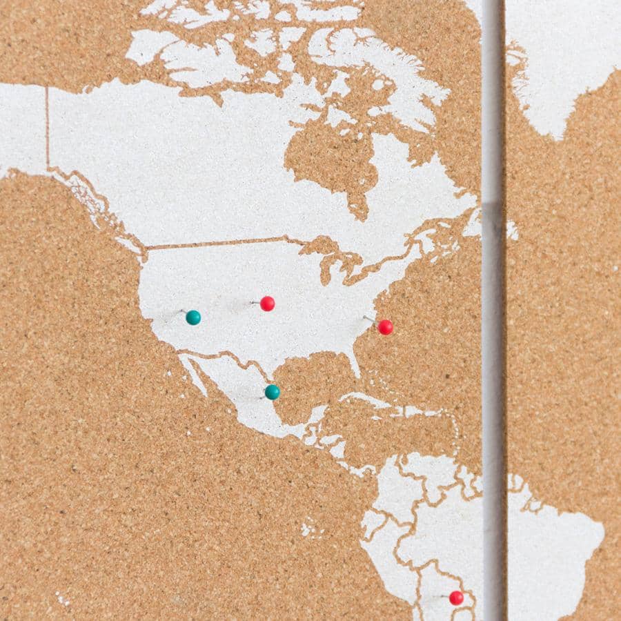 Mapa del mundo de corcho - Woody Map Natural Puzzle - Misswood