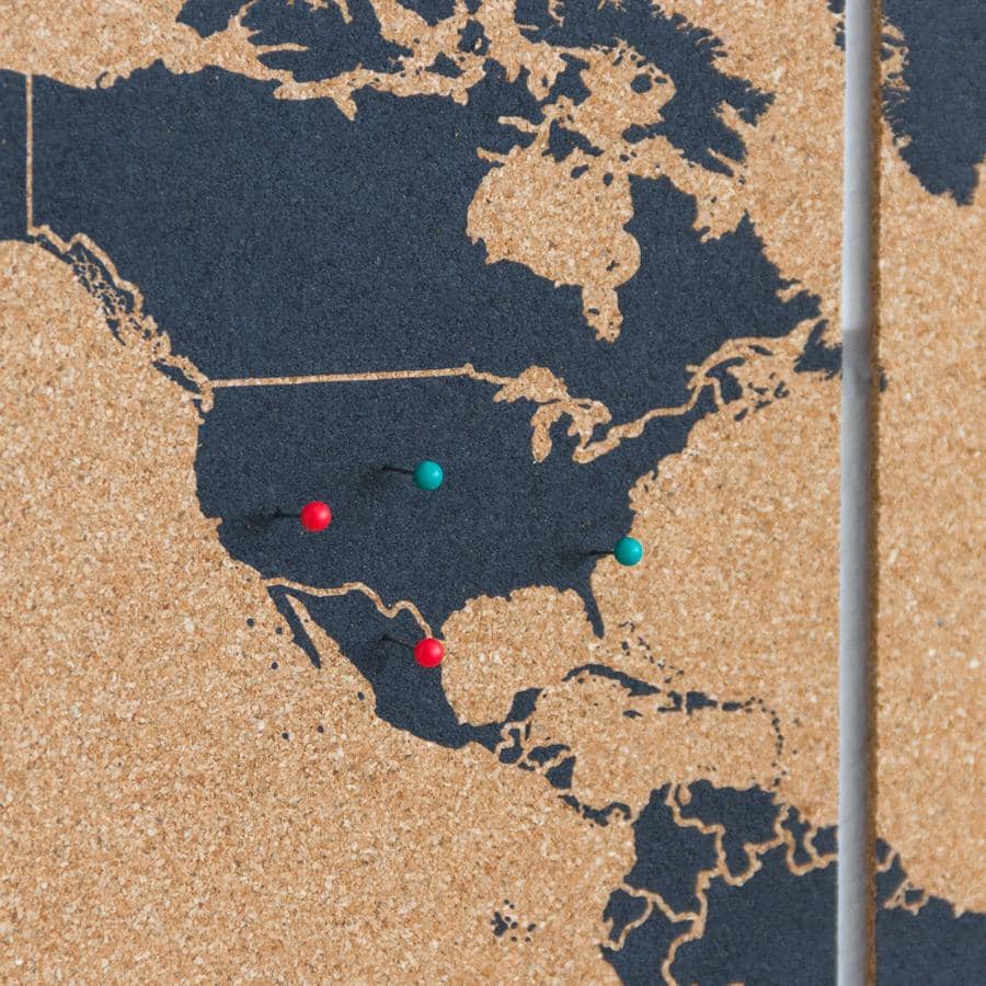Mapa del mundo de corcho - Woody Map Natural Puzzle - Misswood